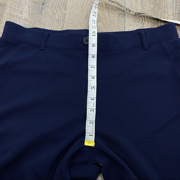 Betabrand Womens Pants Size Large Long Navy Crepe Straight Leg Dress Yoga Pant - Picture 8 of 8